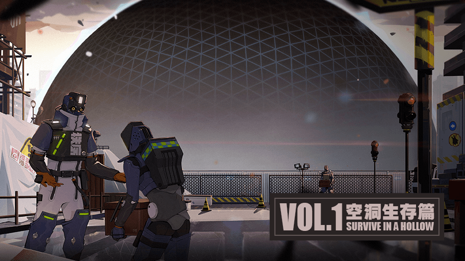 ZZZ Game World Background - Manga Style